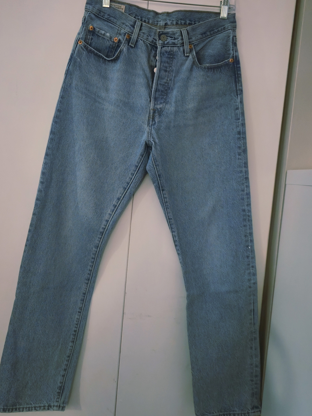 Levi's Premium 501 Original Fit Jeans Light Wash W29 L30